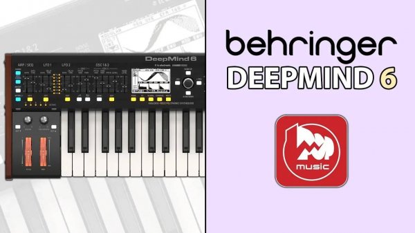 BEHRINGER DEEPMIND 6 Полифонический аналоговый синтезатор