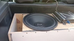 сабвуфер 15 KICX   в чв,флекс