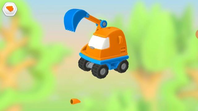 Грузовичек Лева Экскаватор собираем игра прохождение) смотреть онлайн