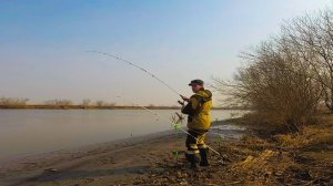 Весенняя рыбалка на донки крокодил