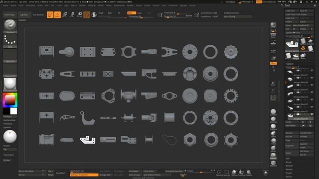 Exporting Multiple Subtools quickly from ZBrush смотреть онлайн