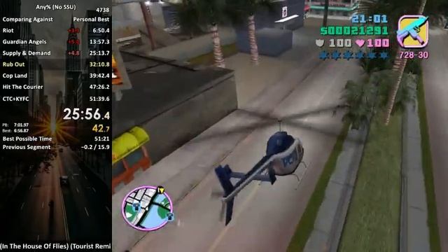 GTA Vice City Speedrun - Any% (No SSU) in 51:43 смотреть онлайн