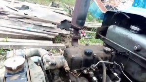 Мини трактор Синтай 220. После 11лет работы. Наш друг и помощник.