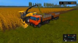 Farming Simulator 2017. мод грузовик Камаз 43255С №2 + Прицеп.