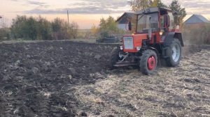 ПАХОТА ОГОРОДА НА ТРАКТОРЕ Т30А80  @sdelanoomsk