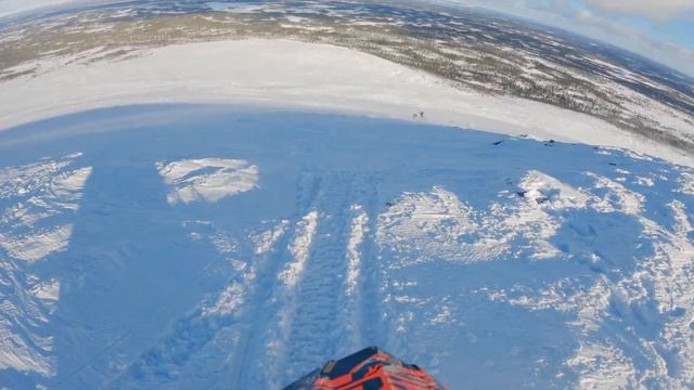 Ski-Doo Freeride dramatic stuck on mountain side смотреть онлайн