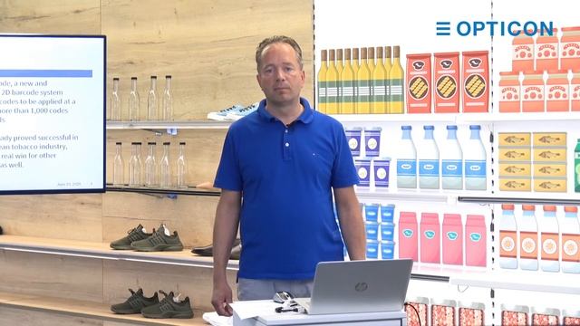 Reading Dot Code with Opticon 2D scanning Technology смотреть онлайн
