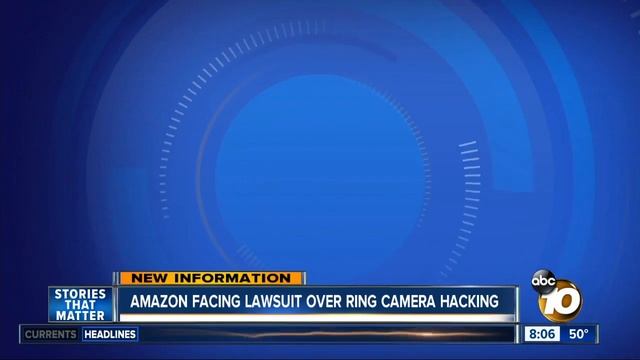 Amazon Facing Lawsuit Over Ring Camera Hacking