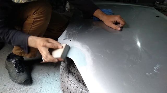 Ремонт капота. Hood repair. смотреть онлайн