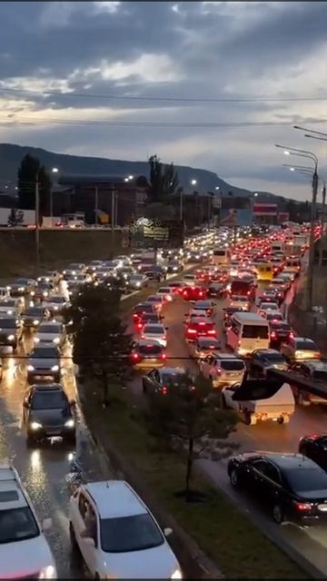 Махачкала после дождя