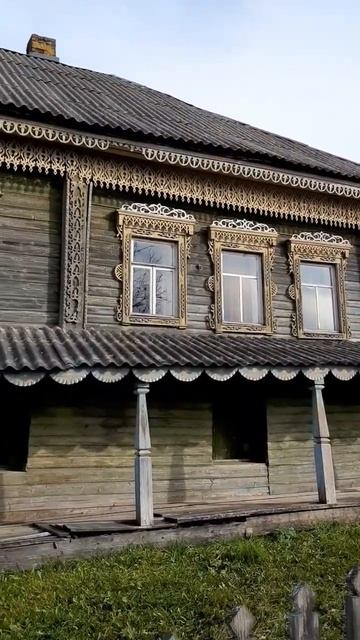 Резной дом крестьян Охапкиных. Ярославская область смотреть онлайн