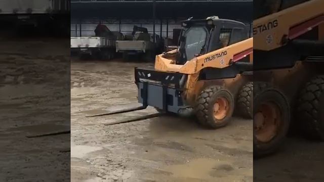 Вилы на мини-погрузчик смотреть онлайн