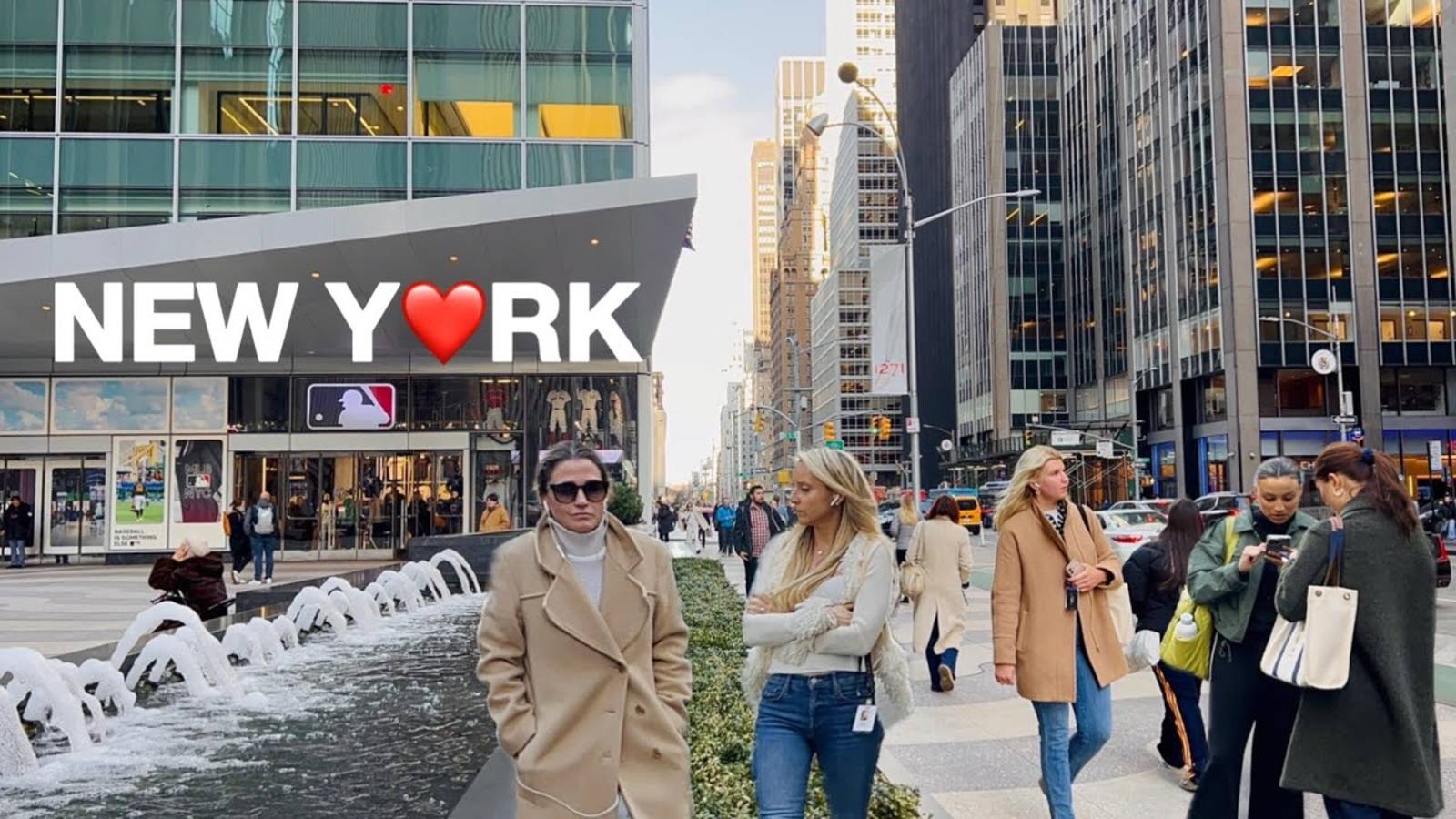 NYC Walk🗽Feels Like Spring In New York City🌷Walking In Midtown & Hill Country BBQ 🍖 | Feb 2025