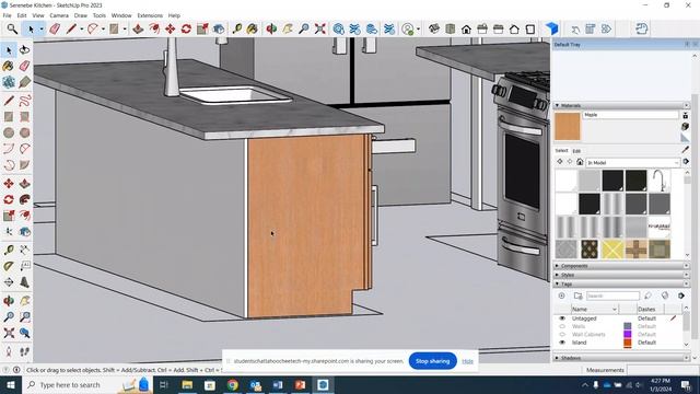 SketchUp - Adding Cabinet Panel смотреть онлайн