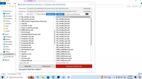 PES 2019 | Face pack 2024 Update | Smoke patch 19