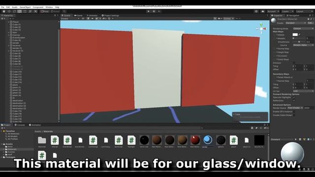 How to Make a Glass Material in Unity (Very Easy) смотреть онлайн