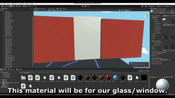 How to Make a Glass Material in Unity (Very Easy)