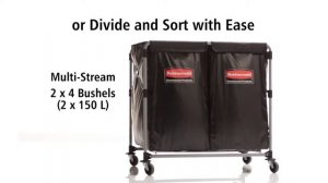 Складные тележки для белья Rubbermaid