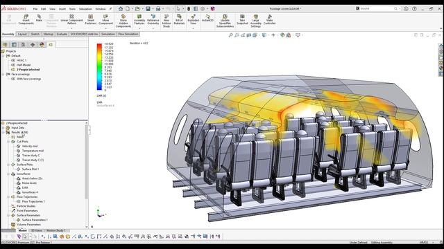 SOLIDWORKS Flow Simulation - Intro to HVAC смотреть онлайн