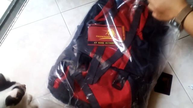 Unboxing Freeknight 40L Travel Backpack (Red) смотреть онлайн