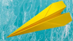 Как сделать самолетик из бумаги очень просто