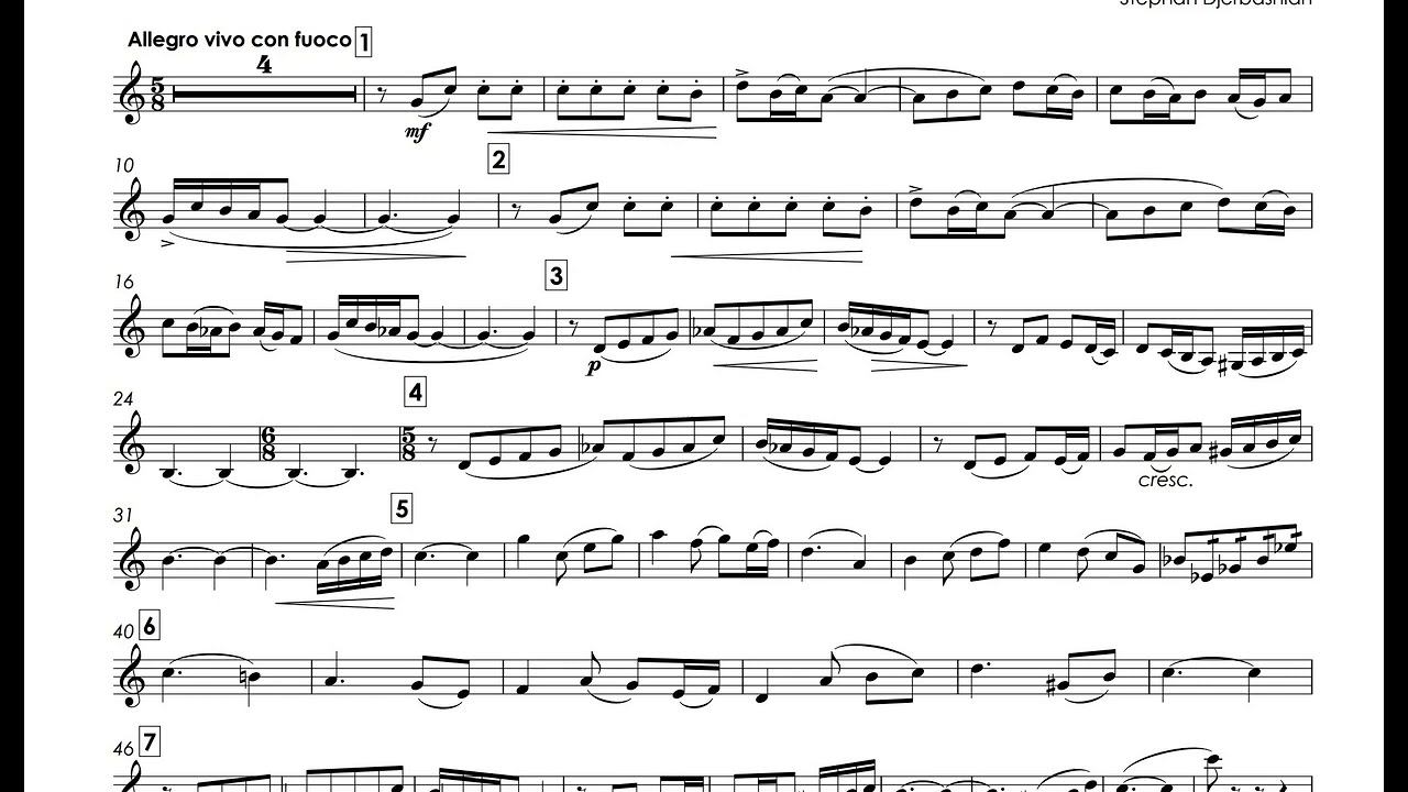 Djerbashian, Stephan - Scherzo - Timofei Dokshizer trumpet