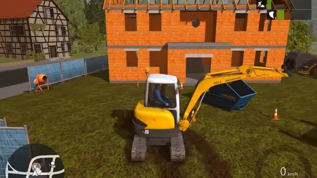 Construction Simulator 2015 прохождение 7-экскаватор симулятор