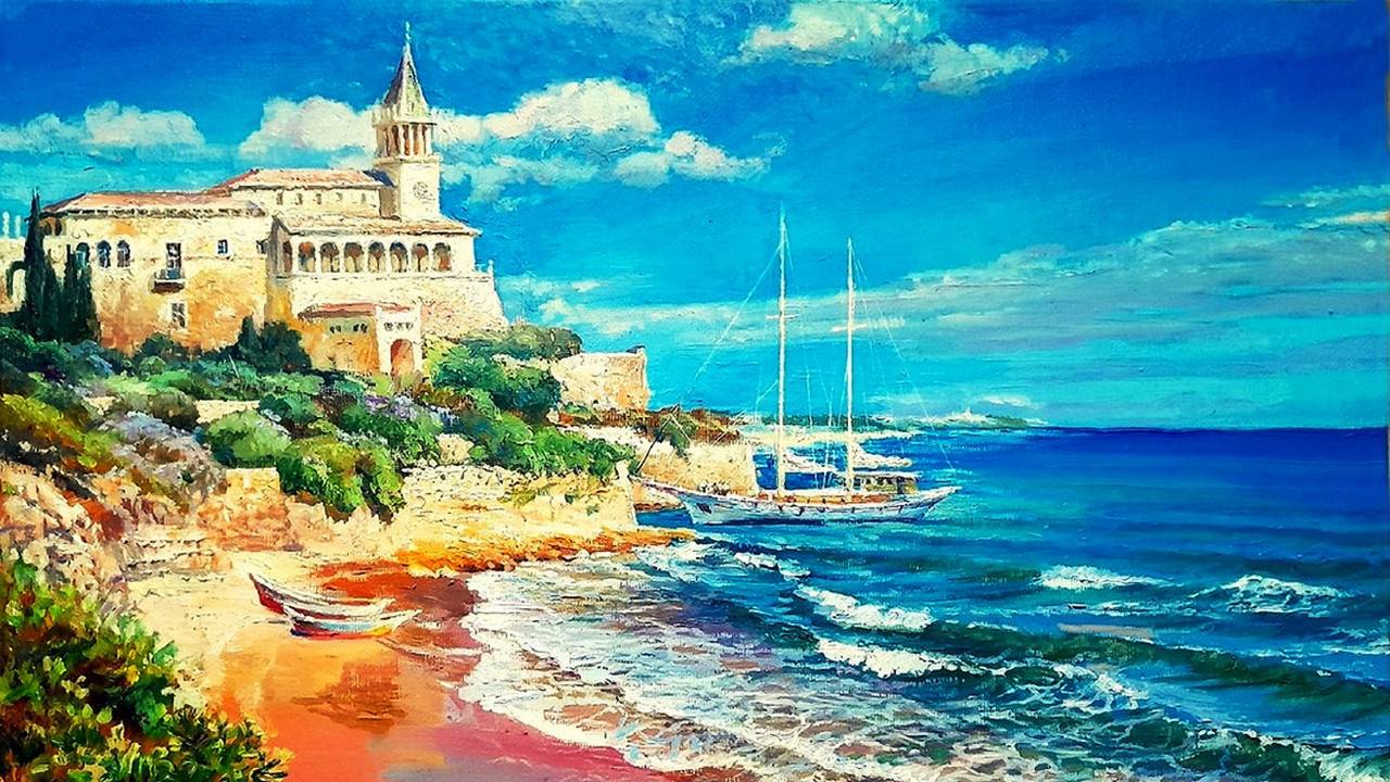 Морские пейзажи художника Игоря Беспалова смотреть онлайн