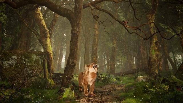 Ancient Sabretooth #animation #creature #3d #art смотреть онлайн