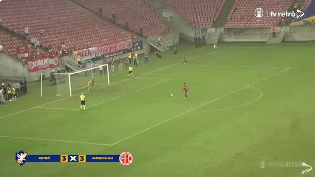 RETRÔ 7 X 6 AMÉRICA-RN | PÊNALTYS - JOGO DE VOLTA - 2ª FASE - BRASILEIRÃO SÉRIE D смотреть онлайн