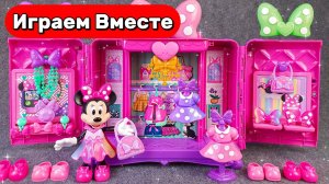 Игрушки мультики ! Микки Маус ! Кукольный Дом Минни Маус ! Видео для детей ! Игрушки для детей