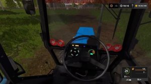 Farming Simulator 2017.  ООО  ЧЕРНОВСКОЕ. ТРАКТОР БЕЛАРУС МТЗ-82.1 ПРИЦЕП ПТС-6.