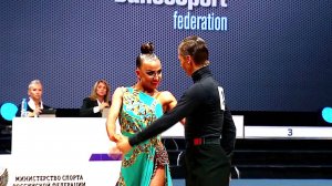 Спортивные бальные танцы. Чемпионат мира.  Четвертьфинал. Ча-Ча-Ча!!!!