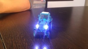 МТЗ-80 радиоуправляемый трактор от Hachette и телега с арбузами все в масштабе 1:43