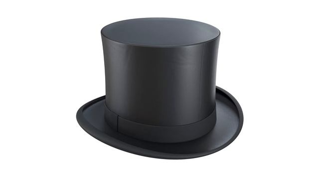 Top hat 3D model смотреть онлайн