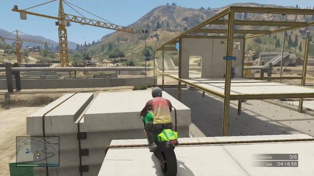 GTA 5 Online Funny Moments | "MOTO SKILL TEST" | w/Sidemen (GTA V) смотреть онлайн