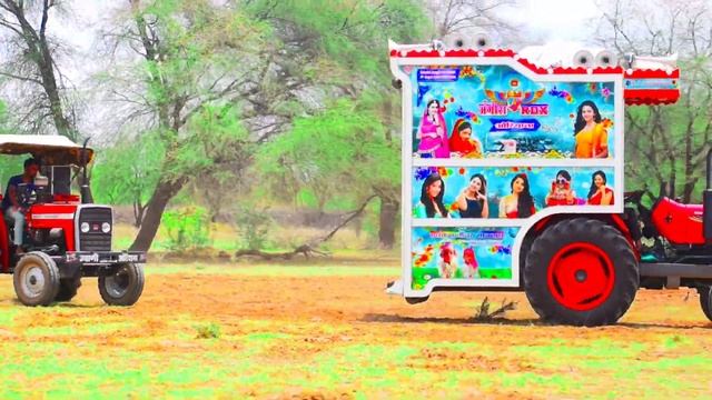 ट्रैक्टर डीजे और ट्रैक्टर में माह मुकाबला !! Chand Wala Mukhda !! Tractor Dj !! Hindi Remix Song смотреть онлайн