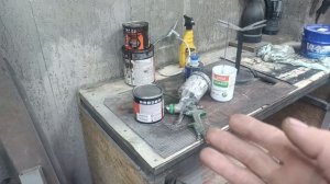 покраска ворот краской с молотковым эффектом