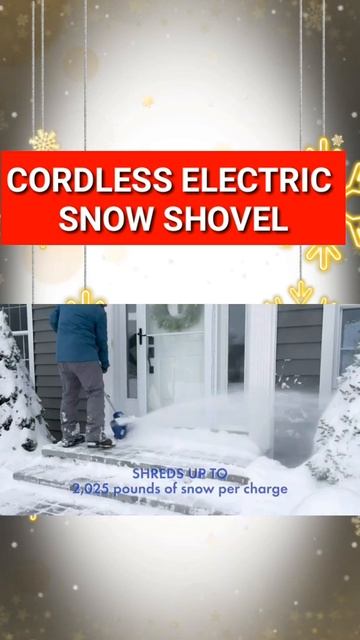 Best Cordless Electric Battery Powered Snow Shovel ❄️🌨️ смотреть онлайн