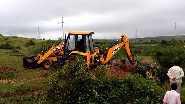 Jcb Backhoe Loader || Kirlosker Engine || Soil Work ||