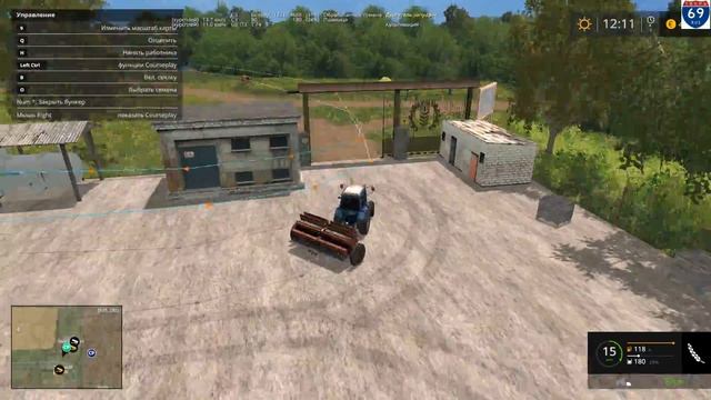 Farming Simulator 2015 курсплей для сеялки смотреть онлайн