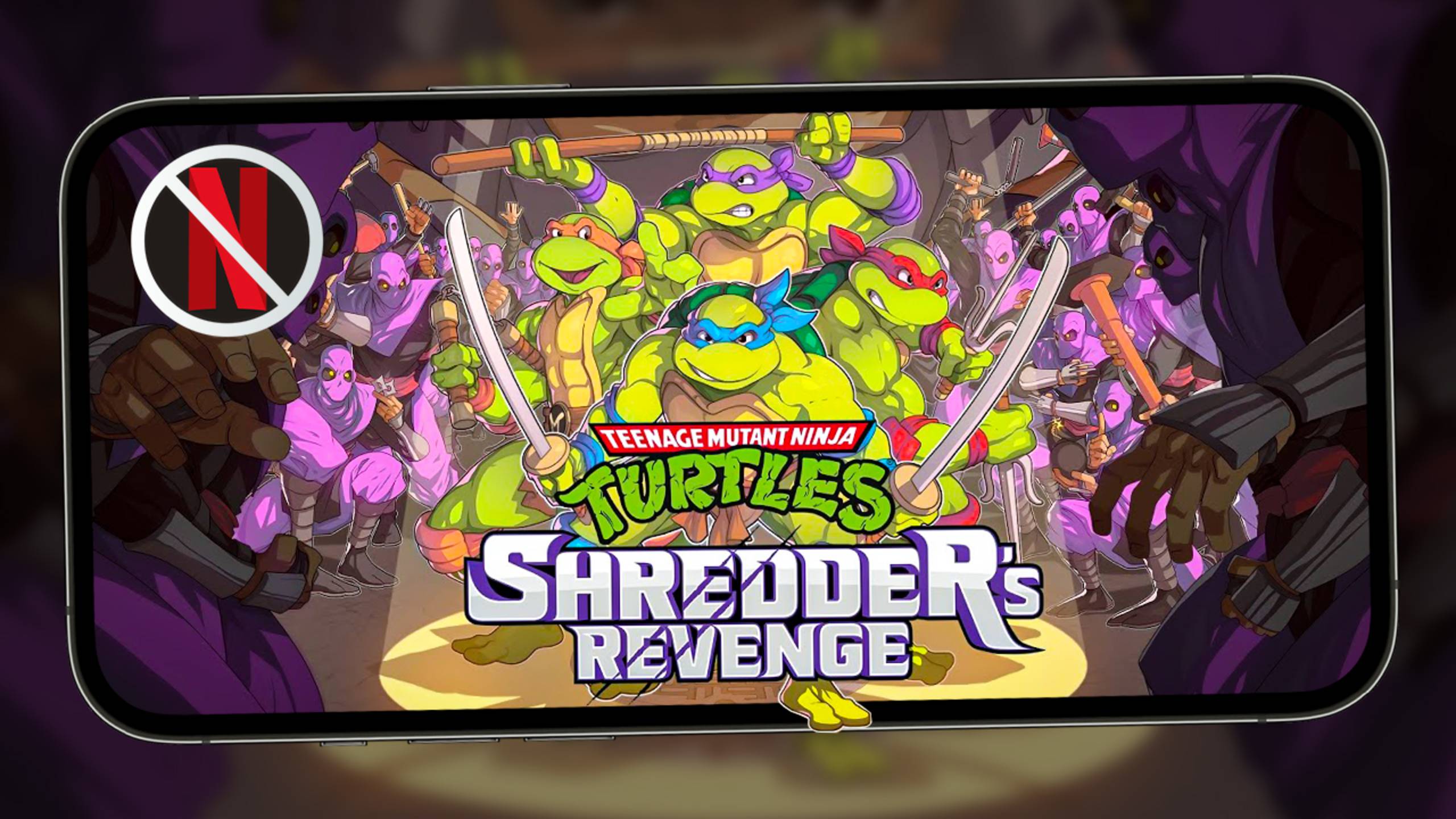 Теперь без подписки Netflix Games - Первый взгляд на крутых черепах TMNT:Shredder’s Revenge Mobile смотреть онлайн