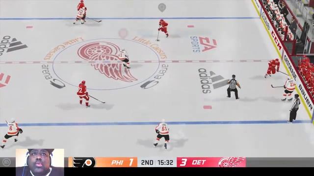 GAME 53 PHILADELPHIA FLYERS 25-25-2 AT DETROIT RED WINGS 27-22-4 THE NHL SEASON 5 2020