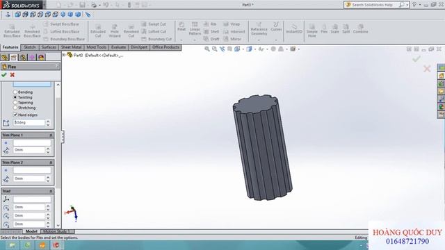 SOLIDWORKS 2014 TUTORIAL WARP , FLEX , SPLIT , COMBINE , SCALE смотреть онлайн