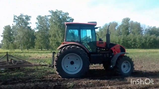 Что мы тварим!😱😱😱. обработка паров плоскорезом , МТЗ 1523.3 смотреть онлайн