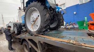 Трактор Беларус-82.1 из под ареста , трелевочник на базе МТЗ-82 с балочным мостом