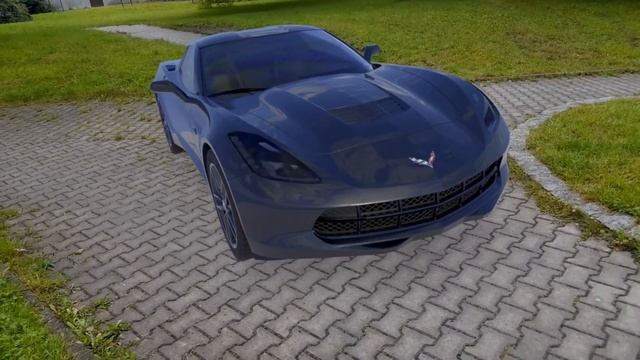 Corvette C7 Stingray VFX in Blender смотреть онлайн