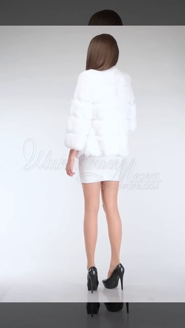 Полушубок из меха кролика Жозефина смотреть онлайн