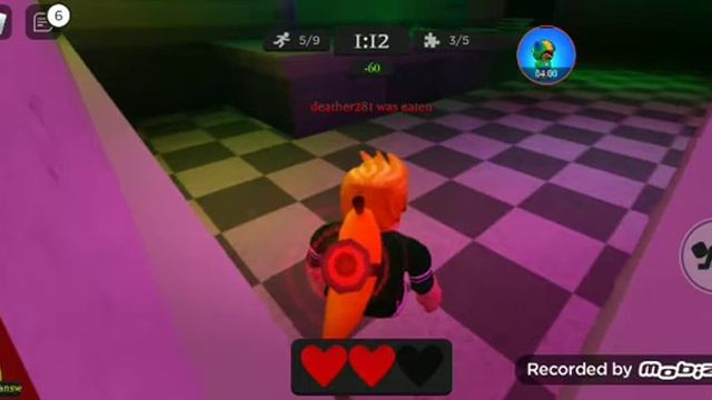 Убегаю от банана! Roblox!