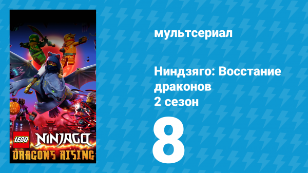 Ниндзяго: Восстание драконов 2 сезон 8 серия «Тайны Дикой местности» (мультсериал, 2023)